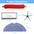 Roborock Replacement Parts for Roborock S7,S7+,S7 MaxV,S7 MaxV Plus,T7S,T7 plus,T7S plus Robot Vacuum,1 Roller Brush, 2 Filter, 3 Side Brush, 2 Mop Cloth