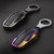 Vnephoo Tesla Key Fob Cover Keychain metal Anti-fall Anti-scratch Protection Case Compatible with Tesla Model 3 / Y/S/X (Black, Tesla Model 3 / Y/S)