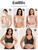 Gailife Jelly Front Closure Bras for Women Wireless No Underwire Comfort Convenient Seamless Supportive Mastectomy Bralettes, Skin, M
