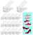 Euberla 20PACK Shoe slot Organizer for Closet Double Deck Shoe Space Saver Adjustable Shoe Stacker Organize Clear Shoe Slot for Closet Clear Shoe Rack Organizer