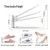 Euberla 20PACK Shoe slot Organizer for Closet Double Deck Shoe Space Saver Adjustable Shoe Stacker Organize Clear Shoe Slot for Closet Clear Shoe Rack Organizer