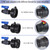happywins 275-330 Gallon IBC Tote Tank Adapter, 3 Size IBC Tote Hose Adapter, 2.44" Fine、2" Fine and 2" Coarse Thread + Full Flow Garden Hose Valve, IBC Tote Drain Adapter