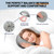 Ear Piercing Pillow for Side Sleepers with an Ear Hole for CNH and Ear Pain Ear Inflammation Pressure Sores, Cotton and Polyester Adjustable Filling Washable and Adjustable Ear Guard Pillow, Gray