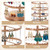 LASZOLA 6 Tier Bronze Earring Holder Organizer Tree Women Display Storage for Stud and Hoop, Large Cool Rotating Clip Stand for Pierced and Dangle Earring, Vertical Metal Tower Carousel with 480 Holes LASZOLA 6 Tier Bronze Earring Holder Organizer Tree Women Display Storage for Stud and Hoop, Large Cool Rotating Clip Stand for Pierced and Dangle Earring, Vertical Metal Tower Carousel with 480 Holes