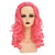 Kids Long Curly Pink Wigs Costume Accessories Hair for Girls Children