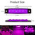 SZSSXPL 20 Pcs Rock Lights Purple Strip Lights Wheel Fender Well Underglow Led Lights for Cars Exterior Side Marker for Truck Golf Cart Wrangler RV RV SUV Offroad