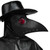Spooktacular Creations Black Plague Doctor Costumes Set, 10 in 1 Halloween Costume Beak Mask Plague Dr Outfit for Kids (Large)