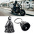 Motorcycle Bell for Biker Good Luck Riding Bells with Hanger Motorcycle Accessory or Keychain for Luck Rider Gift (I Fucking Love You, 1)
