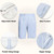 LYOUCI Mens Summer Seersucker Shorts Striped Slim Fit Flat Front Walk Short Pants Sear Sucker Suit Flat Front Shorts Light Blue L