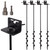 VASGOR 24” Mobile Home Anchors - Ground Anchor Screw in with Brackets and Adapter for Drill - Earth Anchors - Storage Shed and Swing Anchor Kits VASGOR 24” Mobile Home Anchors - Ground Anchor Screw in with Brackets and Adapter for Drill - Earth Anchors - Storage Shed and Swing Anchor Kits