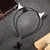 MOSTORY White Demon Horns Headband - Devil Horn Hairhoop with Clips for Women Halloween Renaissance Renfaire Cosplay