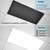Magnetic Light Cover for Classroom Drop Ceiling,1 Pack 4x2 Ft Fluorescent Light Covers for Office Home Ceiling Light Pure Black Solid Color Lampshade