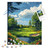 ARNLRDYA Golf Course Paint by Number Kits for Adults, Forest Grassland Landscape Paint by Numbers for Beginner, Lake Acrylic Painting Gift Unframe for Home Decor(16×20inches)