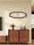 DaguyS Wooden Retro Wall Clocks, 18 Inches Square Clocks Rectangular Wall Clock Battery Operated Silent Non-Ticking, for Kitchen Living Room Office Home Desk Bedroom (Brown)