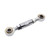 QIXIAMO Heavy Duty 1" Stainless Steel Adjustable Tensioning Rod Joint RuggedsAlternator Bracket for 350 454 Engines