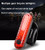 Night Eyes- Mountable 1200 Lumens Mountain Bike Headlight Bike LED Light -Rechargeable 8.4V 8800mA ABS Waterproof Battey-Free Aluminum BikeTaillight Bonus -NO Tool Required (2PACK Black)