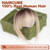 HAIRCUBE Bangs Hair Clip in Bangs 100% Real Human Hair Bangs Clip in Hair Extensions Fake Bangs Air Bangs Hairpieces for woman with Temples 3 Secure Clips in Full Fringe (Ombre Light Blonde)