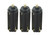Cafurty Plastic 3xAAA Battery Adapter Tube 3pcs for Handheld Flashlight Torch - Set of 3