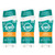 Tom's of Maine Long-Lasting Aluminum-Free Natural Deodorant for Women, Fresh Apricot, 2.25 oz. 3-Pack (Packaging May Vary)