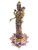 Lakshmi Hindu Goddess on Lotus Statue Sculpture