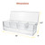 Estilo 4 Section Condiment on Ice, Clear (1-(Pack))