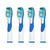 Littlebird4 Gerenic Toothbrush Heads Compatible with Oral B Sonic Complete & Vitality Sonic (4)