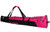 BRUBAKER Superfunction -Limited Edition - Combo Ski Boot Bag and Ski Bag for 1 Pair of Ski, Poles, Boots and Helmet - Dark Pink Black