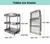 HLHHDFC Foldable Dish Rack,Stainless Steel Drain Rack,3 Tier Dish Drying Rack, Rustproof Dish Drainer for Kitchen Countertop with Drain Tray,Silver HLHHDFC Foldable Dish Rack,Stainless Steel Drain Rack,3 Tier Dish Drying Rack, Rustproof Dish Drainer for Kitchen Countertop with Drain Tray,Silver