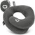 BCOZZY Chin Supporting Travel Pillow- Unique Patented Design Offers 3 Ergonomic Ways to Support The Head, Neck, and Chin When Traveling and at Home. Fully Washable. Large, Gray