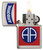 Zippo US Army 82Nd Airborne Brushed Chrome Pocket Lighter