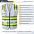 JKSafety 9 Pockets High Visibility Zipper Front Safety Vest | White with Dual Tone High Reflective Strips | Meets ANSI/ISEA Standards (901-White, XX-Large) JKSafety 9 Pockets High Visibility Zipper Front Safety Vest | White with Dual Tone High Reflective Strips | Meets ANSI/ISEA Standards (901-White, XX-Large)
