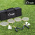 Champion Sports Outdoor Badminton Set: Net, Poles, 4 Rackets, 4 Shuttlecocks & Bag - Portable Equipment for Backyard Games, Team Sports