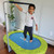 HearthSong Jump2It Indoor Trampoline with Adjustable Handle (24½-35"H), Holds Up to 180 lbs., 56"L x 35"W x 9"H