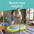 HearthSong Jump2It Indoor Trampoline with Adjustable Handle (24½-35"H), Holds Up to 180 lbs., 56"L x 35"W x 9"H
