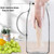 Artcome 60 Ounces Glass Iced Tea Pitcher with Stainless Steel Strainer Lid, Hot/Cold Water Jug, Juice Beverage Carafe