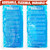 Perfect Remedy 2-Pack Gel Ice Packs for Injuries - Reusable, Soft & Flexible Hot & Cold Compress, Soothing Aid for Sprains, Strains, Soreness conditions, Alternative to Hot Water Bottles (Blue, Large)