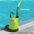 FLUENTPOWER Standard Garden Hose Connector Fitting, Plastic Hose Adapte for Submersible Sump Utility Water Pump, Convert 1 Inch Female to 3/4 Inch Male