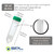 SPL 50ml Conical Centrifuge Tube PP/HDPE with PP Racks, Sterile, DNase/RNase - Free, (1 Rack (25 Tubes))