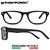 grinderPUNCH High Magnification Power Readers Slim Reading Glasses 4.00-6.00 Black/4.50