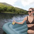 Bestway Hydro-Force Sun Soaker Inflatable Water Floating Platform 4 Person Lake Raft Lounger with Built-in Cup Holders, 106 Inches, Blue Bestway Hydro-Force Sun Soaker Inflatable Water Floating Platform 4 Person Lake Raft Lounger with Built-in Cup Holders, 106 Inches, Blue