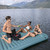 Bestway Hydro-Force Sun Soaker Inflatable Water Floating Platform 4 Person Lake Raft Lounger with Built-in Cup Holders, 106 Inches, Blue Bestway Hydro-Force Sun Soaker Inflatable Water Floating Platform 4 Person Lake Raft Lounger with Built-in Cup Holders, 106 Inches, Blue