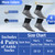 Yomandamor Men's 4 Pairs Diabetic Ankle Socks with Seamless Toe And Cushion Sole,L Size(Socks Size:10-13)