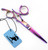 Professional Salon Hair Scissors 6.0" Double Swivel Multicolor Titanium Hair Cutting Shears Scissor for Barber (A-6.0 inch)