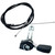 FJSa 63" Throttle Cable Line Wire On Off Assembly for Honda GX140 GX160 GX200 5.5HP 6.5HP Engines Motor Generator Water Pump Engine