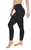 Yogalicious High Waist Ultra Soft Lightweight Leggings - High Rise Yoga Pants - Black Nude Tech 28" - XL