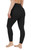 Yogalicious High Waist Ultra Soft Lightweight Leggings - High Rise Yoga Pants - Black Nude Tech 28" - XL