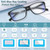 JCUANGR Distance Nearsighted Glasses For Men,Women Near Sighted Vision Driving Farsighted Eyeglasses,Lentes De Miopia Para Hombre,Mens Nearsight See Far Sight Blue Light Computer Eye Glass 2.75