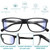 JCUANGR Distance Nearsighted Glasses For Men,Women Near Sighted Vision Driving Farsighted Eyeglasses,Lentes De Miopia Para Hombre,Mens Nearsight See Far Sight Blue Light Computer Eye Glass 2.75