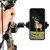 KEAUP Universal Bow Phone Mount 360° Cell Phone Holder for Archery Phone Mount for Compound Bow Hunting Photos and Video Moment Recorder