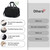 ECOHUB For Spirit Airlines Personal Item Bag 18x14x8 Travel Duffel Bags with Laptop Compartment & Shoe Bag Underseat Carry on Handbag with Wet Pocket, 30L (Black)